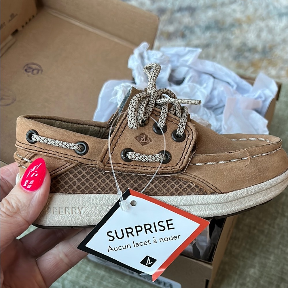 Sperry Tan Boat Shoes